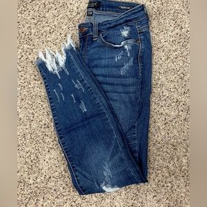 Judy Blue Shark Bite Skinny Jeans